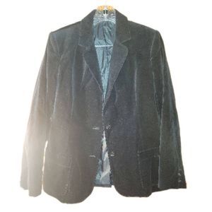 Vintage black Velvet Dana Point California blazer Size 12